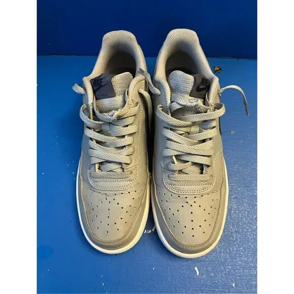 Nike Court Vision Low Gray Nature FQ7669-001 Low Top Sneakers Men's Size US 9 - Picture 1 of 7